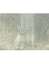 Placa de Herido en plata !127" (Moritz Hausch)