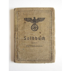 Soldbuch paracaidista.