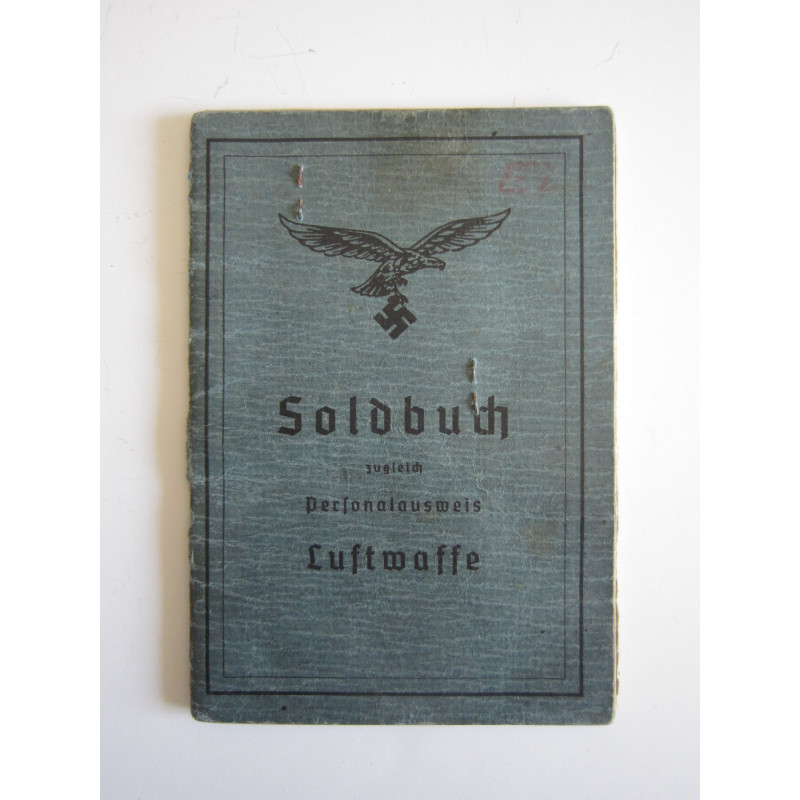 Soldbuch from Obergefreiter der Luftwaffe. - Bruno Mado Medals