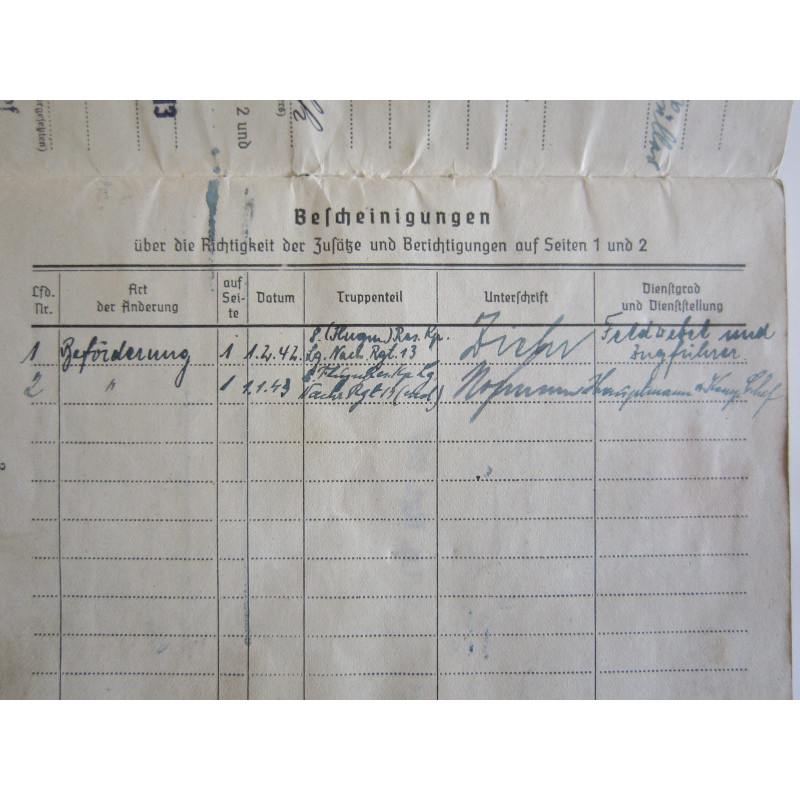 Soldbuch from Obergefreiter der Luftwaffe. - Bruno Mado Medals