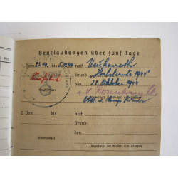 Soldbuch from Obergefreiter der Luftwaffe. - Bruno Mado Medals