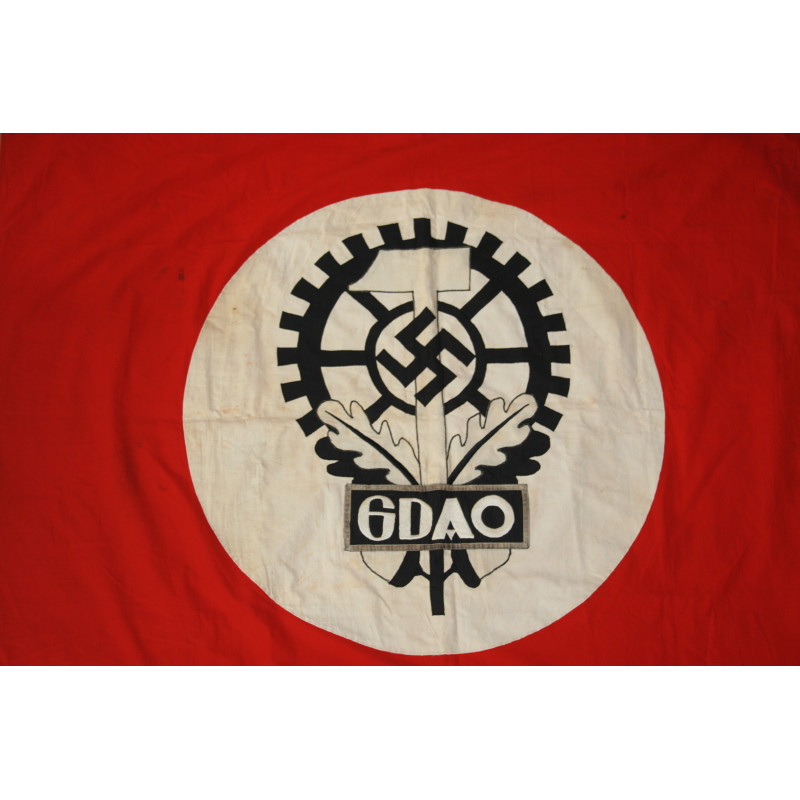 GDAO Flag (Gesamtverband Deutscher Arbeitsopfer). - Bruno Mado Medals