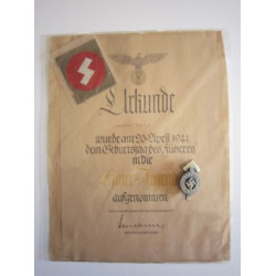 Proficiency badge "Für Leistungen in der HJ" - Bruno Mado Medals