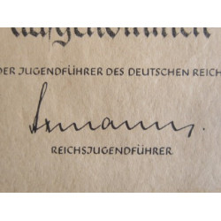 "Für Leistungen in der HJ" - Bruno Mado Medals