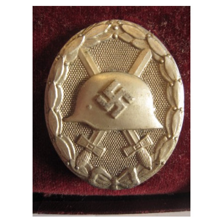 Silver Wound Badge "4" (Steinhauer & Lück) - Bruno Mado Medals