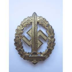 Placa de Deportes SA para minusválidos.