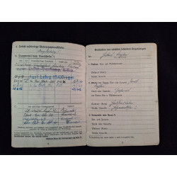 Soldbuch teniente de Flak Artillerie - Bruno Mado Medals
