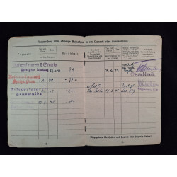 Soldbuch teniente de Flak Artillerie - Bruno Mado Medals