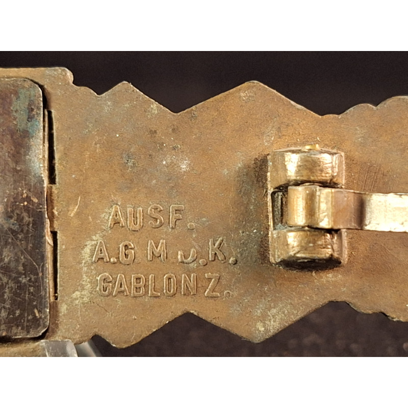 CCC in Bronze (A.G.M u K, Gablonz) - Bruno Mado Medals