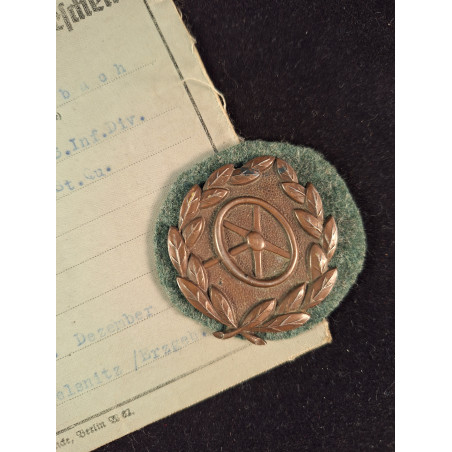 Licencia conductor especialista y placa. - Bruno Mado Medals