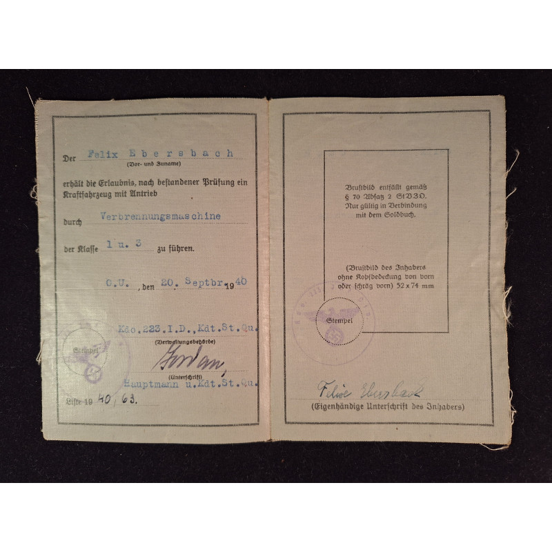 Licencia conductor especialista y placa. - Bruno Mado Medals