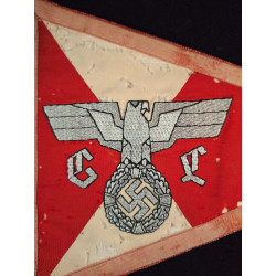 German NSDAP Car Pennant. - Bruno Mado Medals