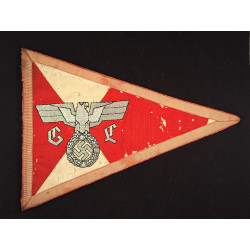 German NSDAP Car Pennant. - Bruno Mado Medals