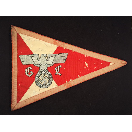German NSDAP Car Pennant. - Bruno Mado Medals