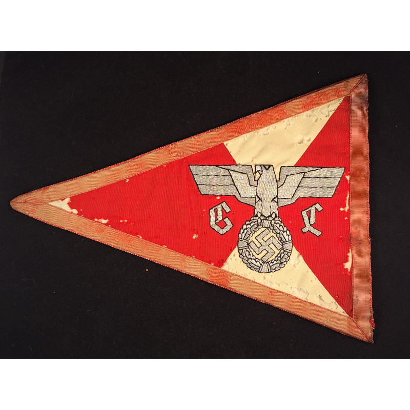 German NSDAP Car Pennant. - Bruno Mado Medals