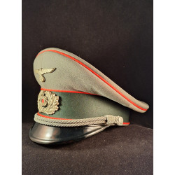 Offficer's Visor Cap (Friedrich Jaeger) - Bruno Mado Medals