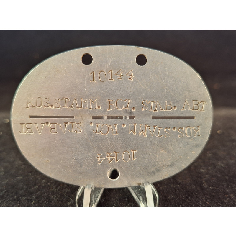 First Cossack Division Dog Tag. - Bruno Mado Medals