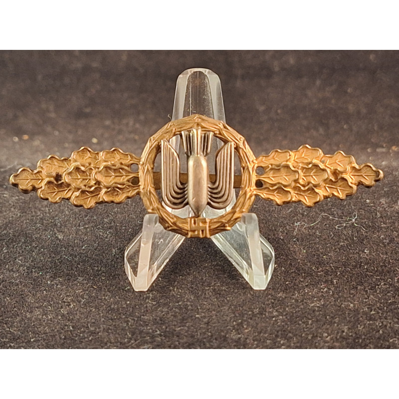 Pasador de vuelo (Bombardero). Oro.