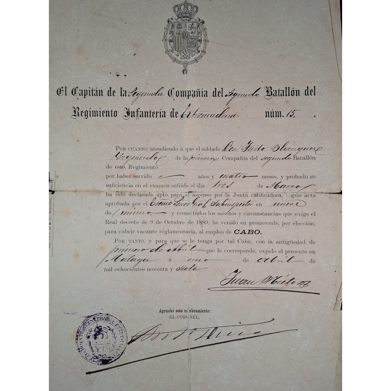 Grupo del Capitán Justo Blanquez Izquierdo - Bruno Mado Medals