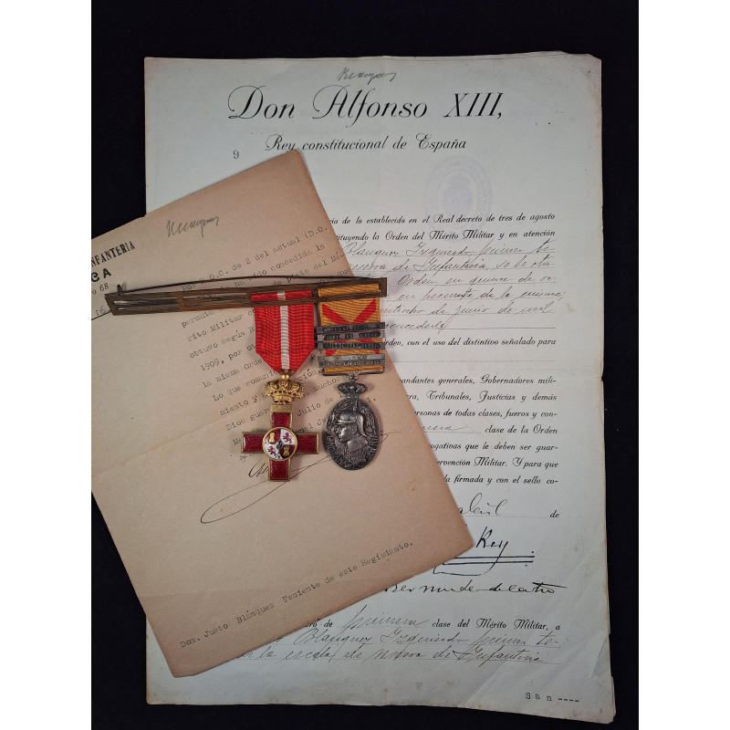 Grupo del Capitán Justo Blanquez Izquierdo - Bruno Mado Medals