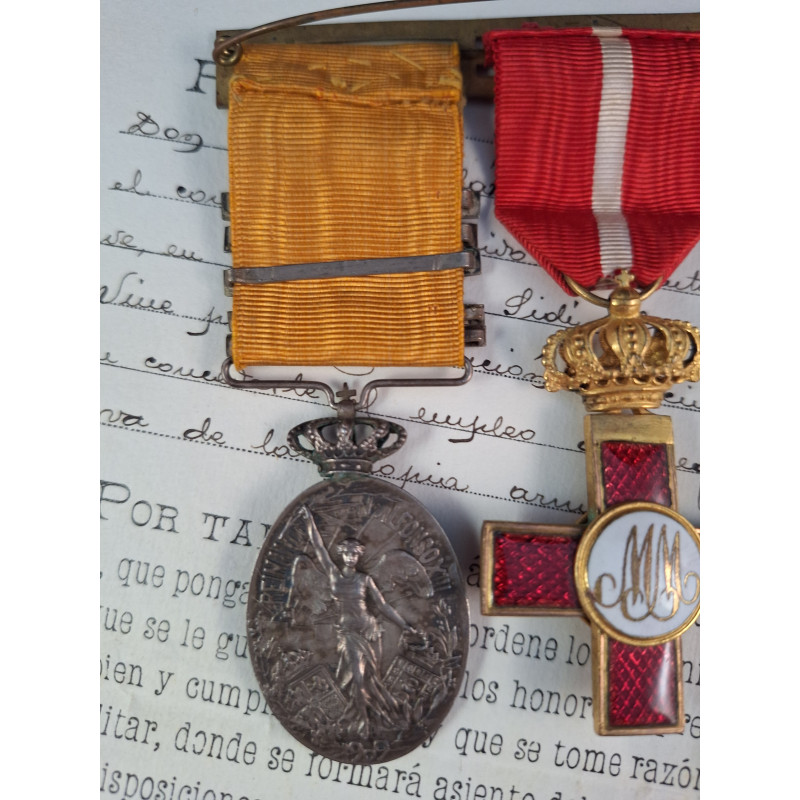 Grupo del Capitán Justo Blanquez Izquierdo - Bruno Mado Medals