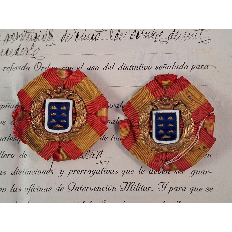 Grupo del Capitán Justo Blanquez Izquierdo - Bruno Mado Medals