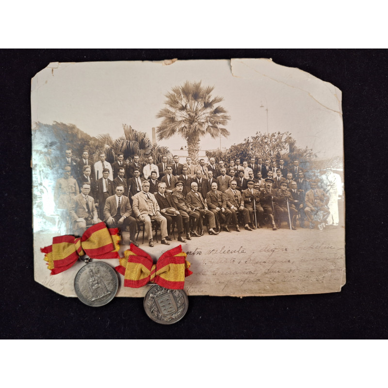 Grupo del Capitán Justo Blanquez Izquierdo - Bruno Mado Medals
