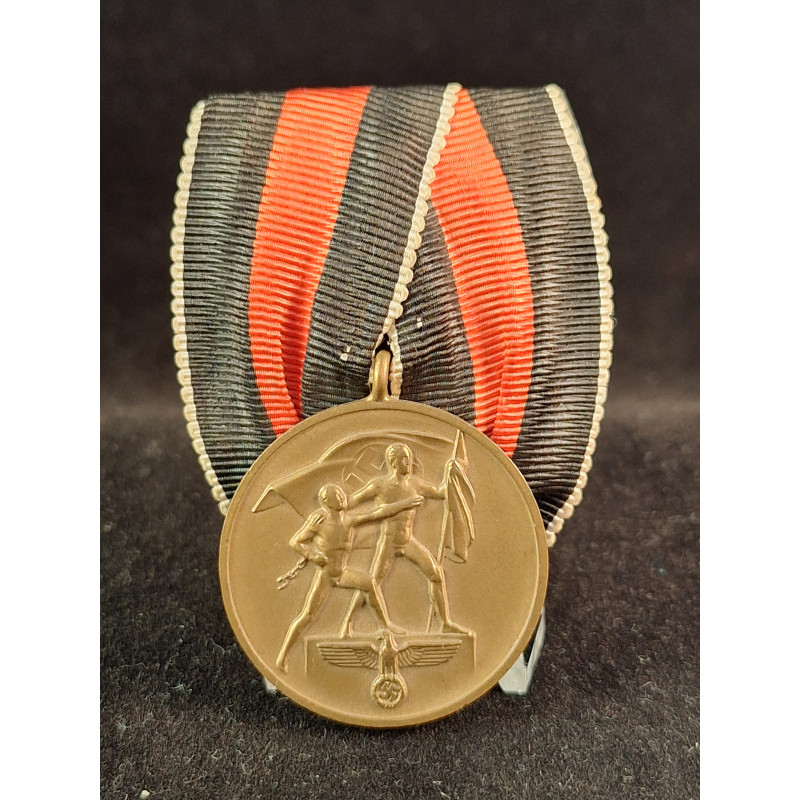 Commemorative Medal 1 Okt. 1938 Gala Medal bar.