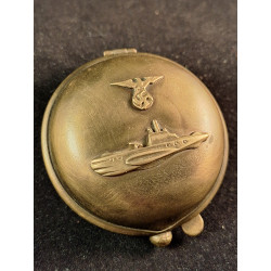 Estuche de latón de la Kriegsmarine
