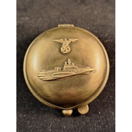 Estuche de latón de la Kriegsmarine