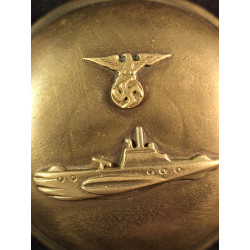 Estuche de latón de la Kriegsmarine