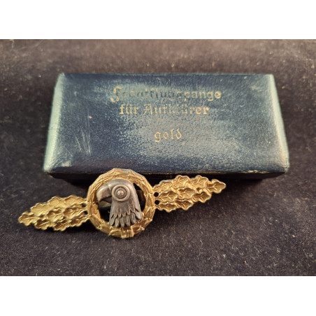 Luftwaffe reconnaisance clasp in gold