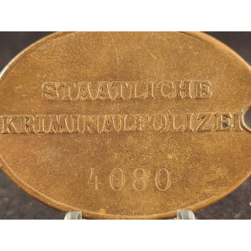 Placa Identificación KRIPO