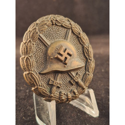 Placa de Herido en negro (Primer modelo) - Bruno Mado Medals