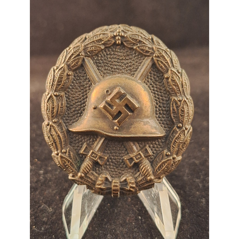 Placa de Herido en negro (Primer modelo) - Bruno Mado Medals