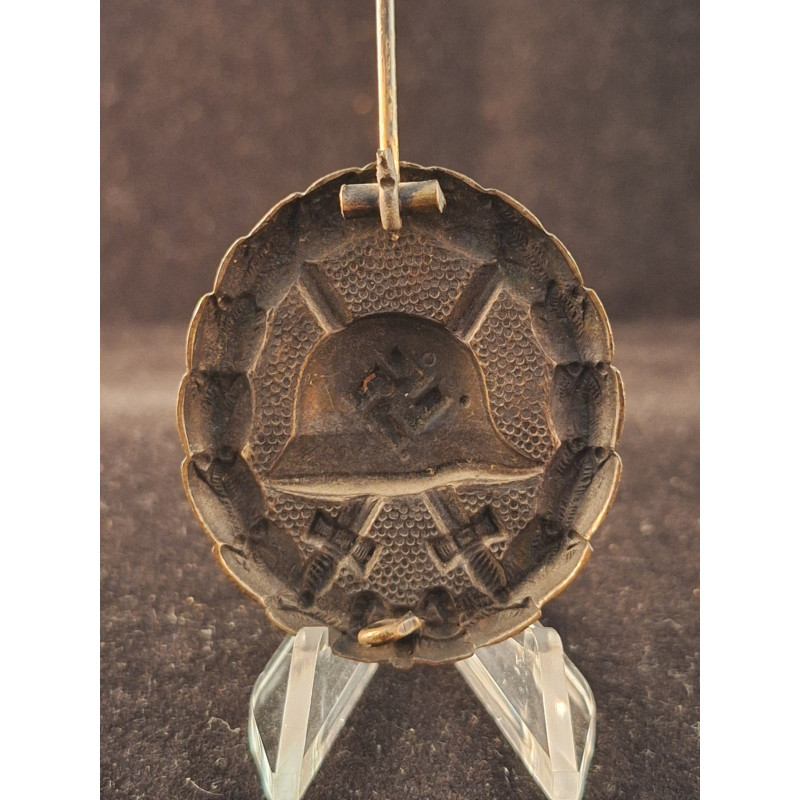 Placa de Herido en negro (Primer modelo) - Bruno Mado Medals