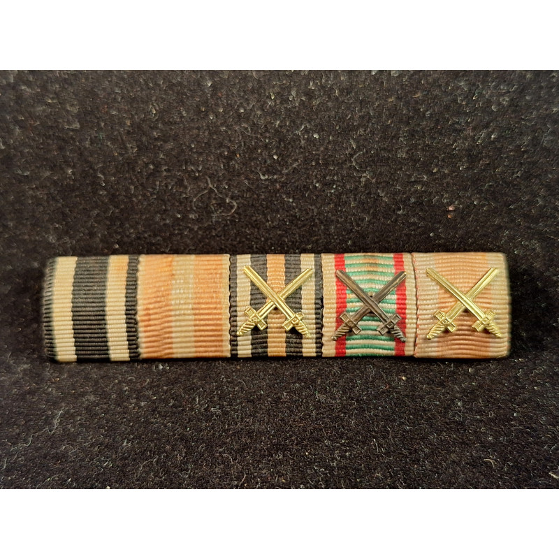 Ribbon bar and tailcoat medal chain. - Bruno Mado Medals