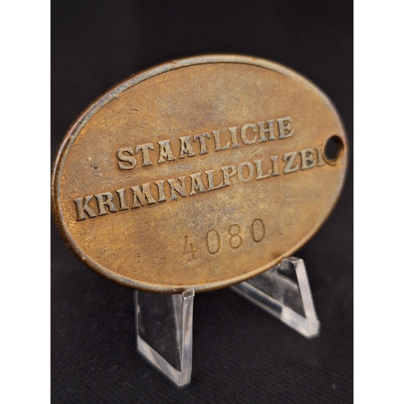 Placa Identificación KRIPO