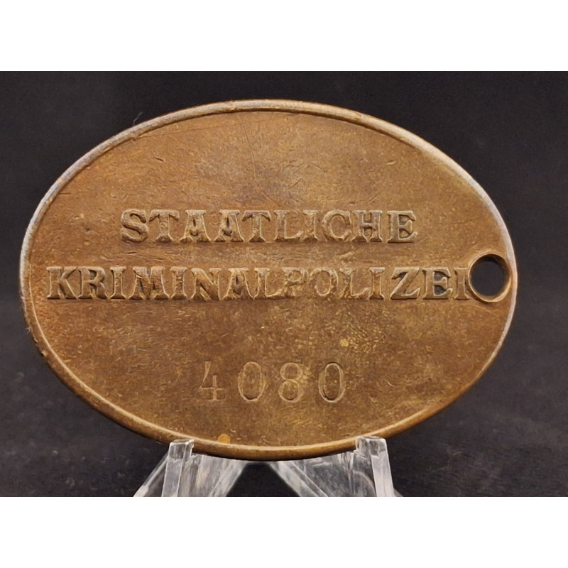 Kriminalpolizei Warrant Disc