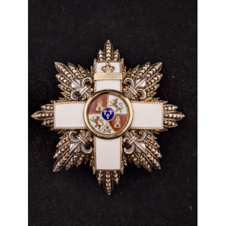 Placa del Mérito Militar Blanco. - Bruno Mado Medals