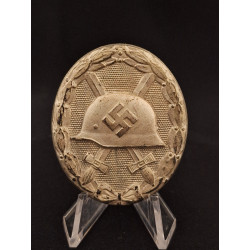 Placa de Herido en plata "107" (Carl Wild) - Bruno Mado Medals
