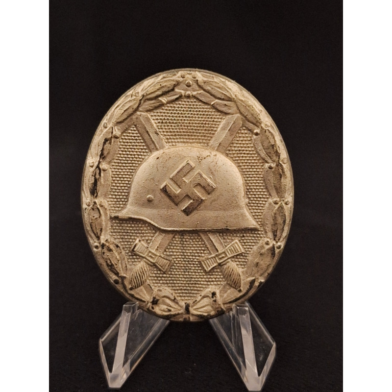 Placa de Herido en plata "107" (Carl Wild) - Bruno Mado Medals