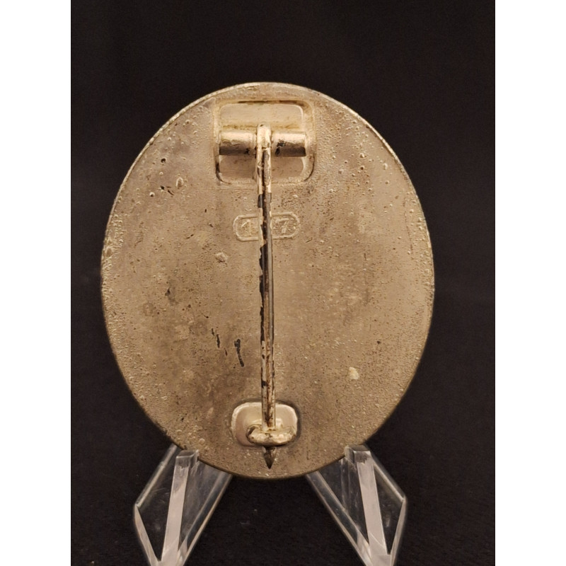 Placa de Herido en plata "107" (Carl Wild) - Bruno Mado Medals