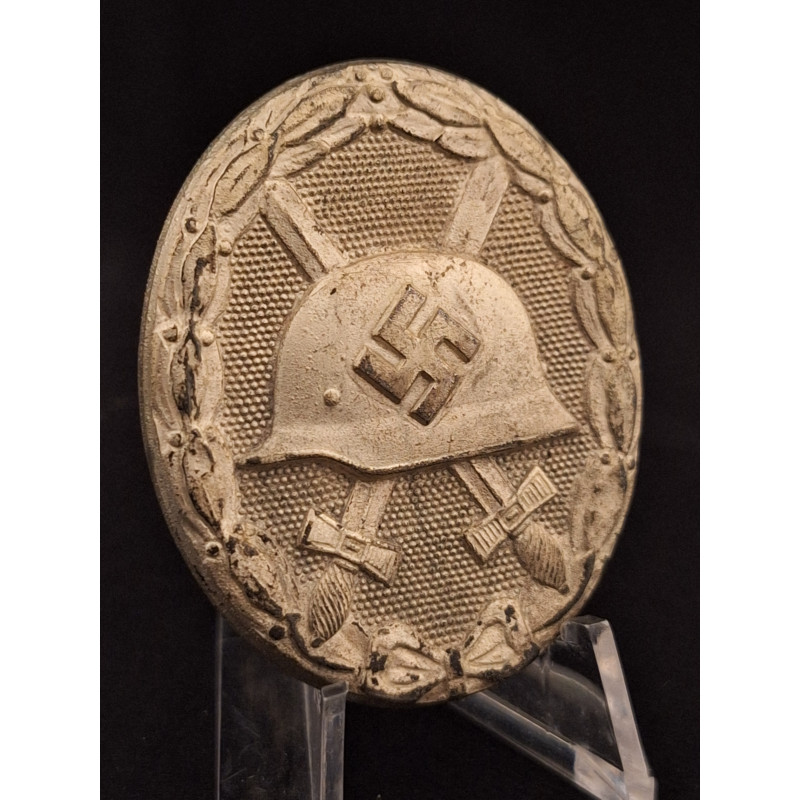 Placa de Herido en plata "107" (Carl Wild) - Bruno Mado Medals