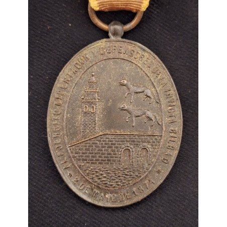 Medalla de Bilbao en pasador de gala. - Bruno Mado Medals