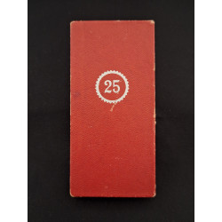 Medalla de 25 años de servicio (Caja) - Bruno Mado Medals