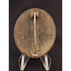 Placa de Herido en plata "65" (Klein & Quenzer) - Bruno Mado Medals