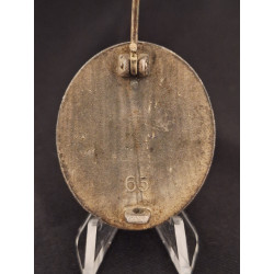 Placa de Herido en plata "65" (Klein & Quenzer) - Bruno Mado Medals