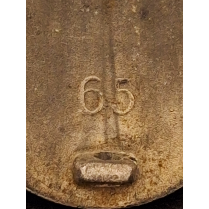 Placa de Herido en plata "65" (Klein & Quenzer) - Bruno Mado Medals