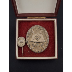 Placa de Herido en plata "65" (Klein & Quenzer) - Bruno Mado Medals